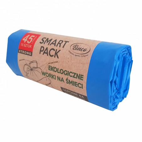 Ekologiczne worki na śmieci Smart Pack Strong 45l EKO Binco