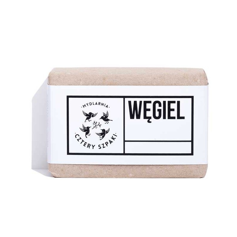 MYDLARNIA CZTERY SZPAKI Mydło Węglowe 110g z...