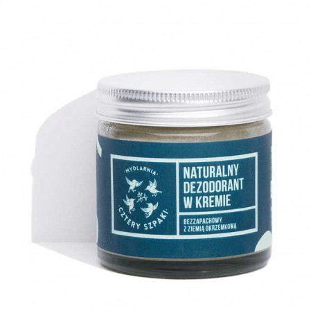 MYDLARNIA CZTERY SZPAKI Dezodorant w kremie bezzapachowy 60 ml