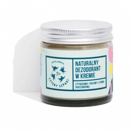 MYDLARNIA CZTERY SZPAKI Dezodorant w kremie cytrusowo-ziołowy 60 ml