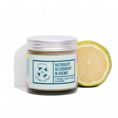 MYDLARNIA CZTERY SZPAKI Dezodorant w kremie cytrusowo-ziołowy 60 ml