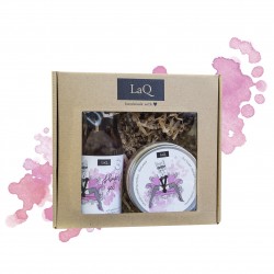 Zestaw prezentowy laq damski kocica peeling i żel