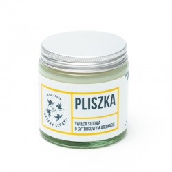 CZTERY SZPAKI Pliszka - naturalna świeca sojowa, cytrynowa