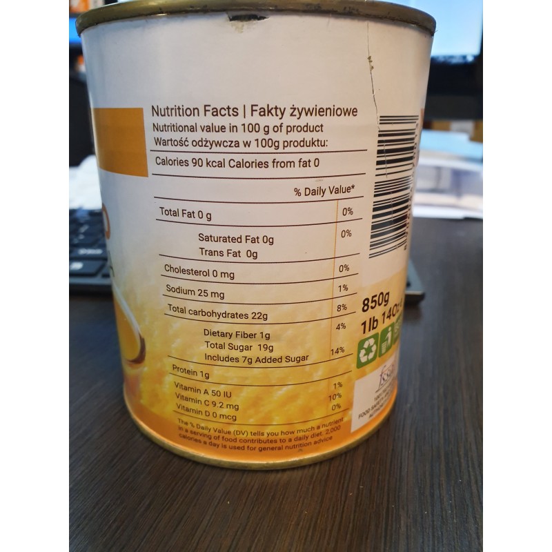 PULPA Z MANGO 850 G SATTVA FOODS KESAR MANGO PULP