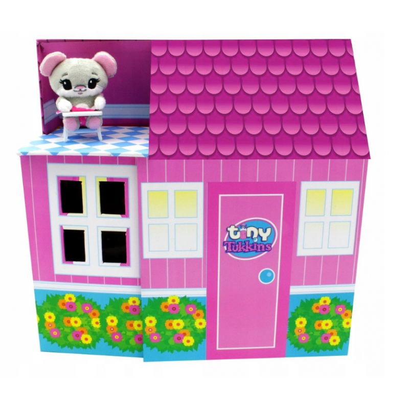 TINY TUKKINS Domek + 3 Pluszowe Myszki + Akcesoria