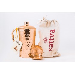 SATTVA MIEDZIANY DZBANEK NA WODĘ 1250 ML MIEDZIANE NACZYNIE 2