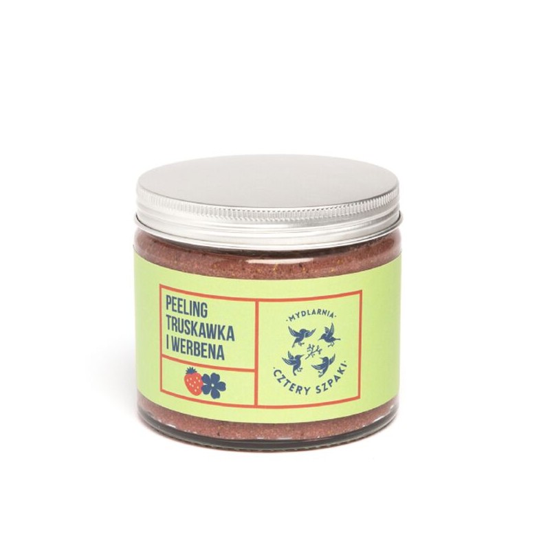 CZTERY SZPAKI Peeling Truskawka i Werbena 250 ml