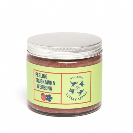 CZTERY SZPAKI Peeling Truskawka i Werbena 250 ml