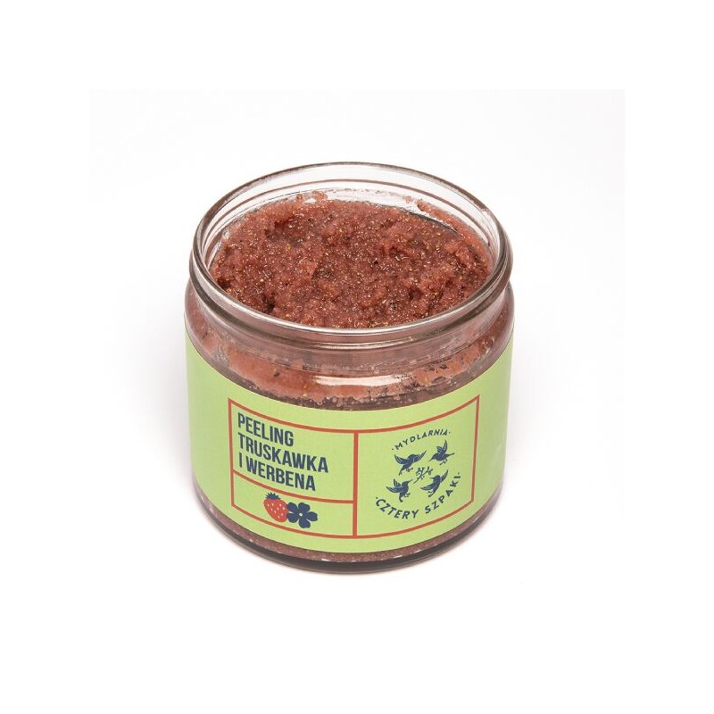 CZTERY SZPAKI Peeling Truskawka i Werbena 250 ml