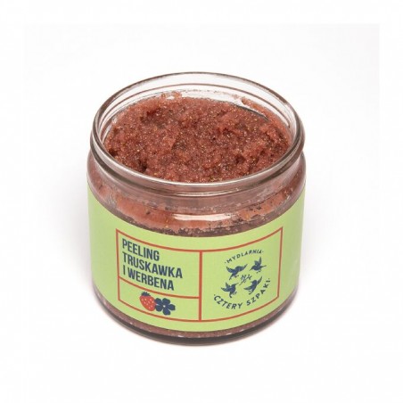 CZTERY SZPAKI Peeling Truskawka i Werbena 250 ml