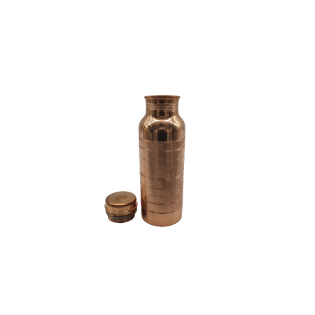 MIEDZIANA BUTELKA NA WODĘ 650 ML MIEDZIANE NACZYNIE SE 211