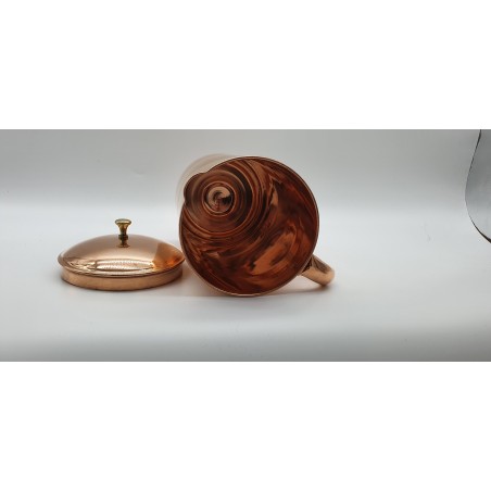 MIEDZIANY DZBANEK NA WODĘ 2 LITRY MIEDZIANE NACZYNIE SE 253