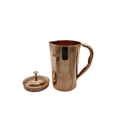 MIEDZIANY DZBANEK NA WODĘ 1 LITR MIEDZIANE NACZYNIE SE 254