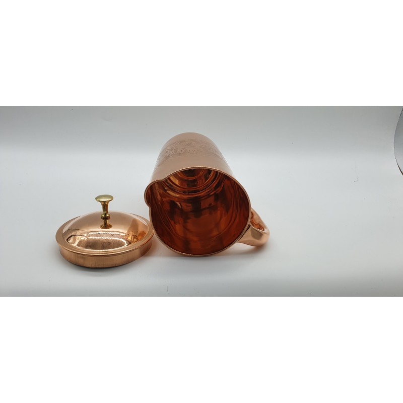 MIEDZIANY DZBANEK NA WODĘ 1 LITR MIEDZIANE...