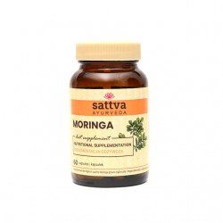 MORINGA SUPLEMENT SATTVA 60 KAPSUŁEK SUPLEMENTACJA ODŻYWCZA