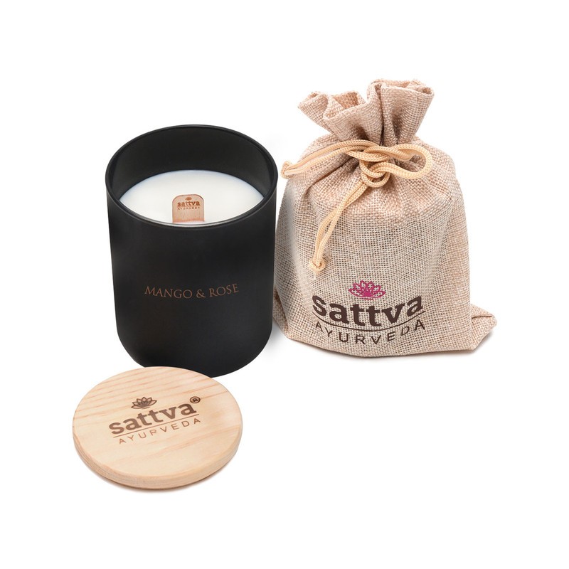 ŚWIECZKA ZAPACHOWA SATTVA CANDLE INDIAN ROSE &...