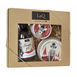 Zestaw Prezentowy Laq Pralinka żel scrub i mus