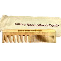 NEEM GRZEBIEŃ DUAL 19CM SATTVA