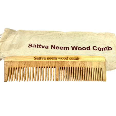 NEEM GRZEBIEŃ DUAL 19CM SATTVA