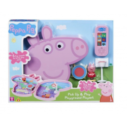 Świnka Peppa Zestaw Walizeczka do Zabawy Boisko