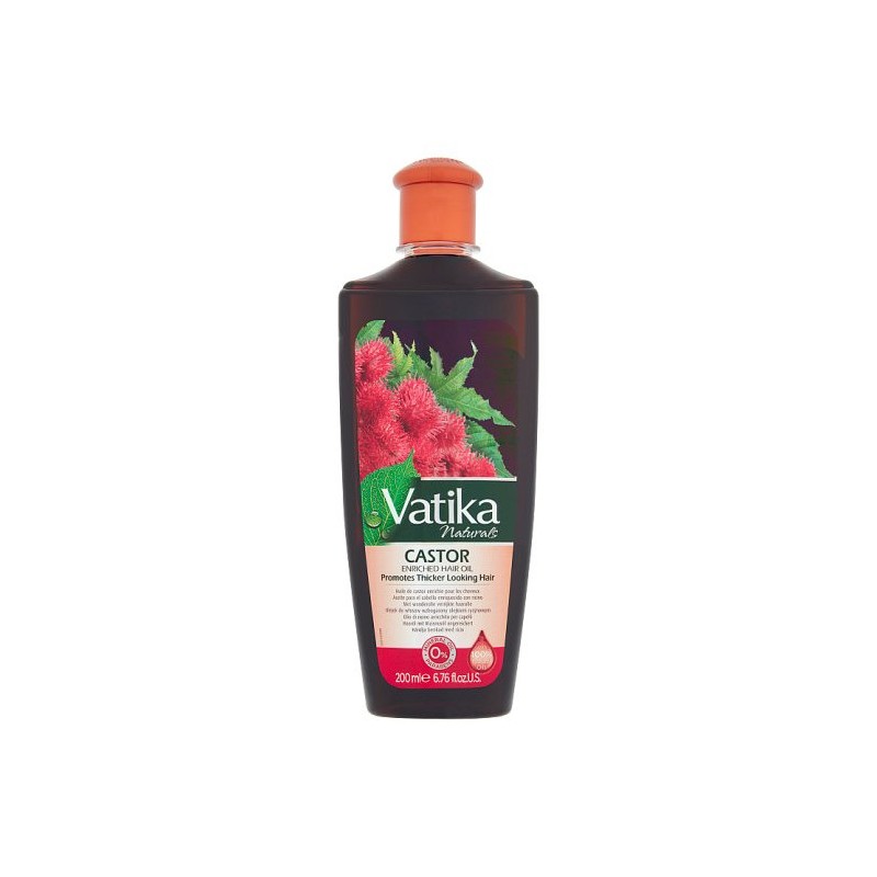 Olejek rycynowy do włosów 200ml Vatika Dabur