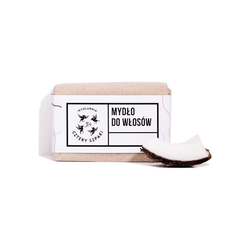 MYDLARNIA CZTERY SZPAKI Mydło do włosów 110g z...
