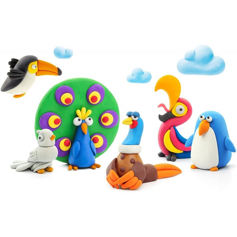 Hey Clay - Masa plastyczna Ptaki HCLSE003