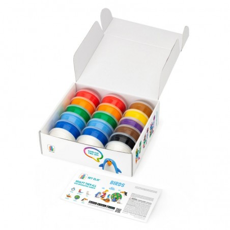 Hey Clay - Masa plastyczna Ptaki HCLSE003