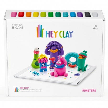 Hey Clay - Masa plastyczna Potwory HCLSE004