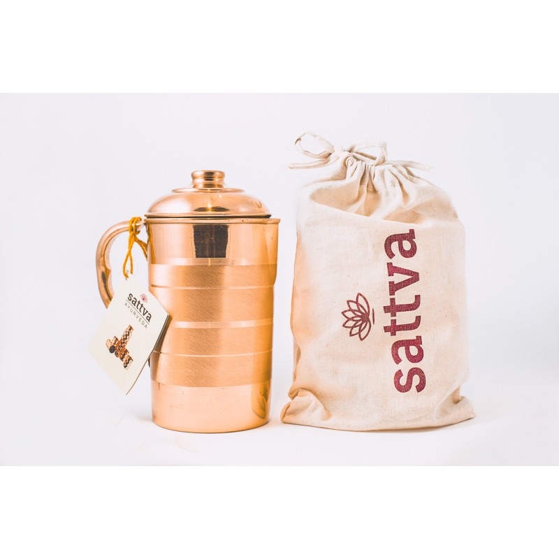 SATTVA DZBANEK MIEDZIANY PASY 1950 ML