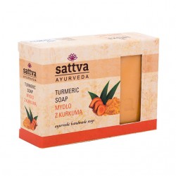 SATTVA MYDŁO Z KURKUMĄ 125g