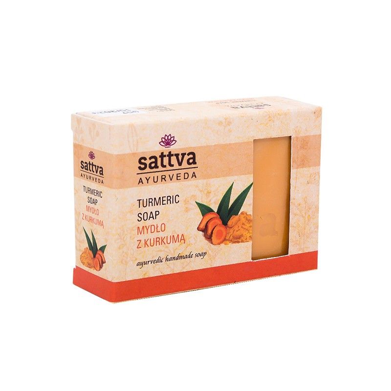 SATTVA MYDŁO Z KURKUMĄ 125g