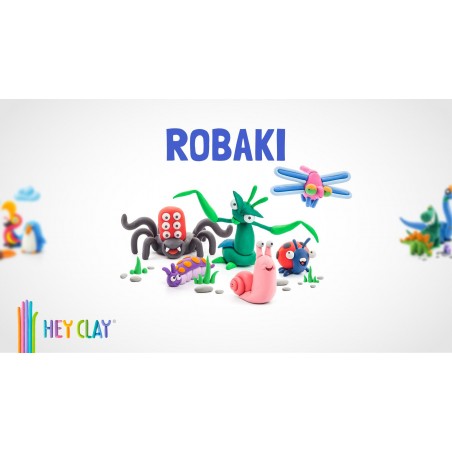 Hey Clay - Masa plastyczna ROBAKI ROBACZKI