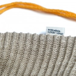 Cztery Szpaki Lniany woreczek na mydło szampon w kostce 2