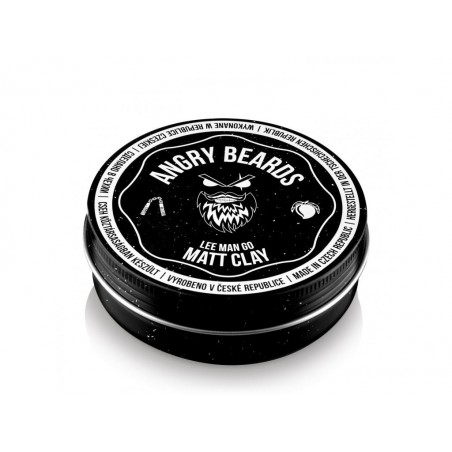 Angry Beards Glinka do włosów Lee Man Go Matt  Clay 120 G