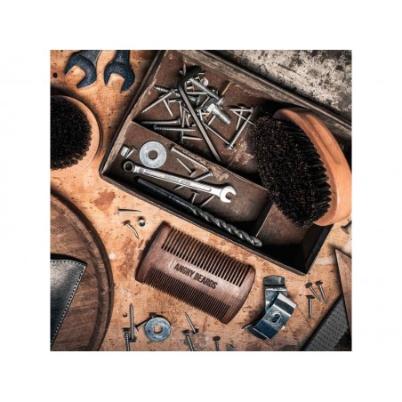 Angry Beards Drewniany kartacz do brody Gentler