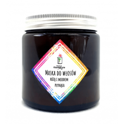 Nowa Kosmetyka Maska do włosów różą i miodem płynąca