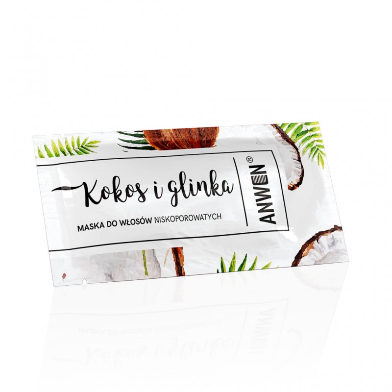 Anwen Kokos i Glinka Maska SASZETKA 10 ml