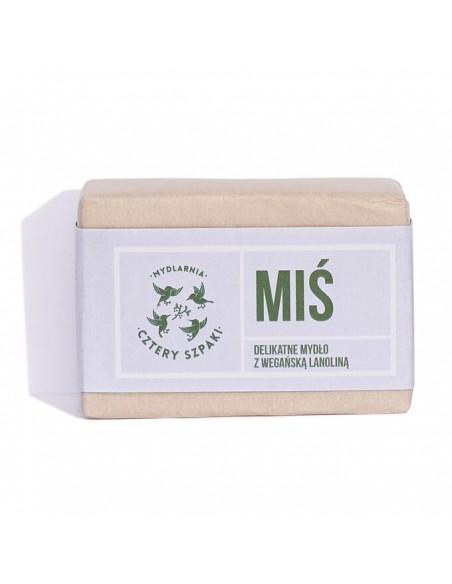 Cztery Szpaki mydło Miś z wegańską lanoliną WEGE