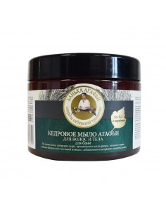 AGAFIA Mydło do ciała i włosów cedrowe 300 ml