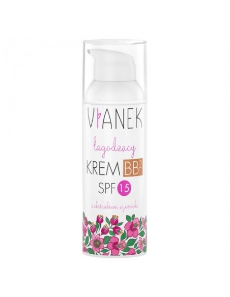 VIANEK Łagodzący krem do twarzy BB SPF 15 ciemny