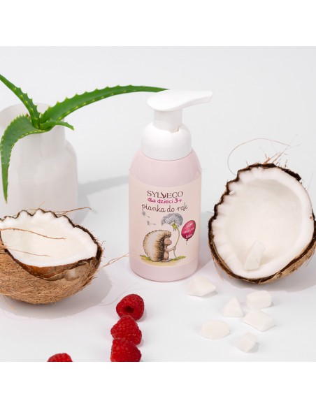 SYLVECO dla dzieci Pianka do rąk – malina