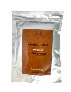 Soil and Earth Henna Farba Jasny Brąz 100g