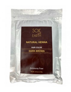 Soil and Earth Henna Farba CIEMNY BRĄZ 100g