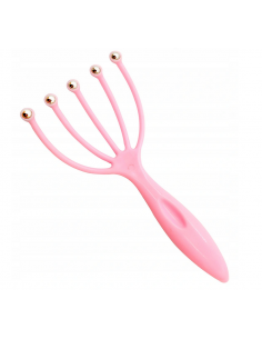 MASAŻER DO GŁOWY GRABKI NA POROST WŁOSÓW RÓŻ