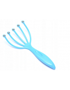 MASAŻER NIEBIESKI DO GŁOWY NA POROST WŁOSÓW GRABKI