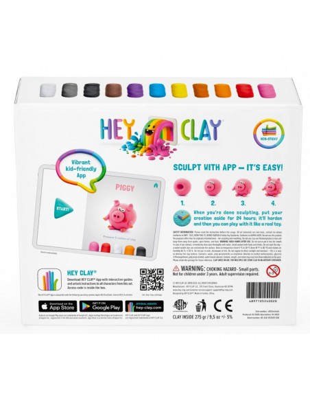 Hey Clay - Masa plastyczna Zwierzęta