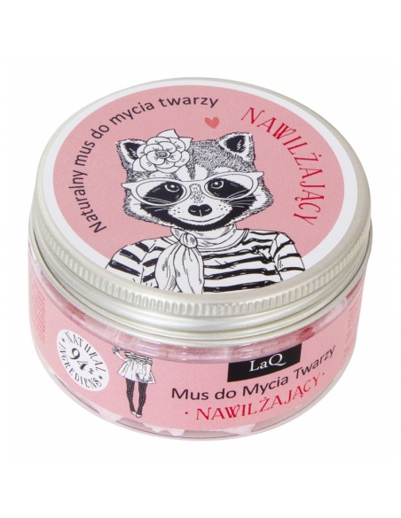 Mus do mycia twarzy nawilżający LAQ 100 ml