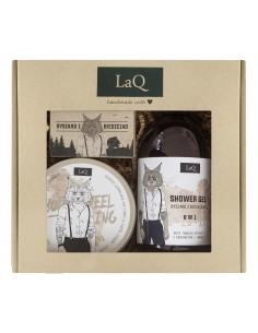 zestaw prezentowy Laq Ryszard żel scrub kostka
