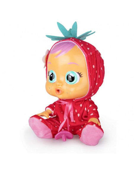 Cry Babies Tutti Frutti Płacząca lalka bobas Ella Truskawka